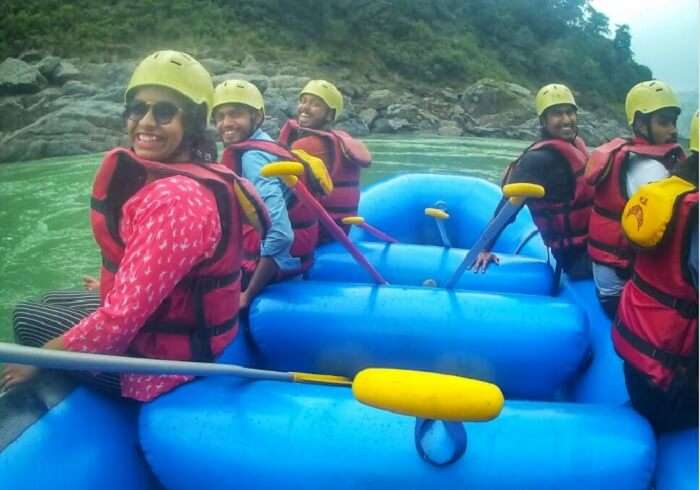 adventure and thrilling rafting