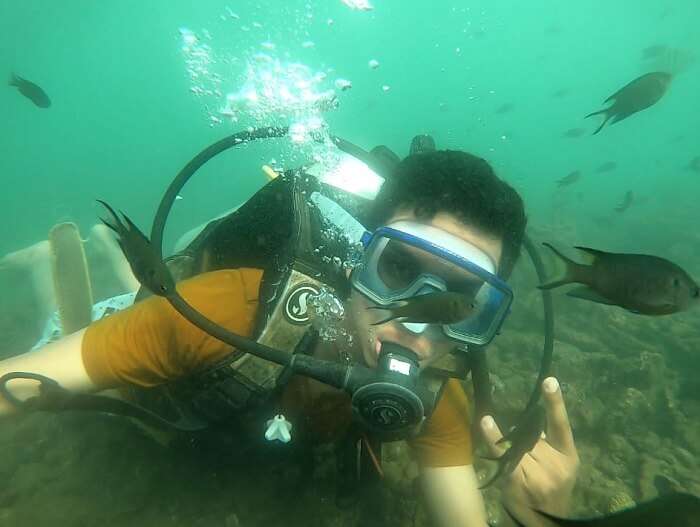 underwater experience
