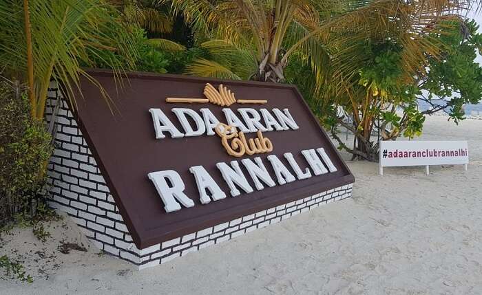 arrived at our resort named Adaaran Club Rannalhi