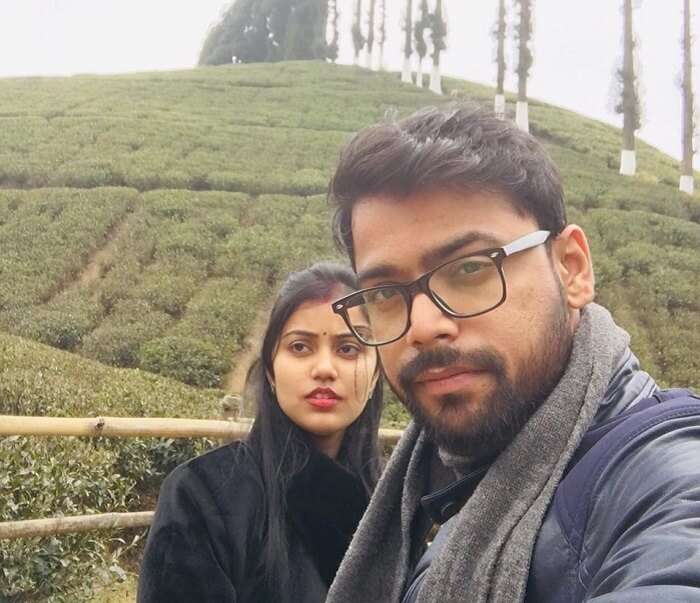Exploring the tea plantations in Darjeeling