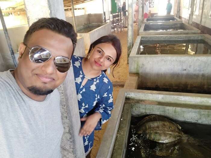 visited Turtle Hatchery at Galle 