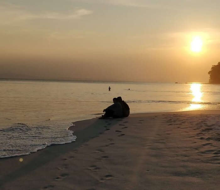 relaxing by the shores