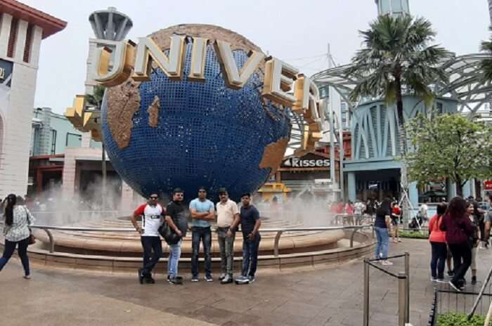 at the Universal Studio