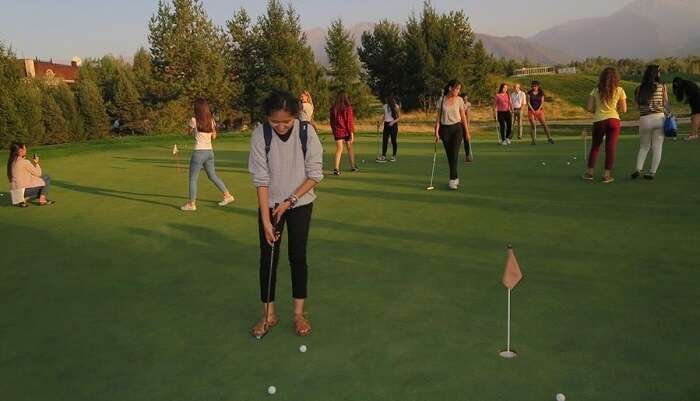 Golf Open In Kazakhstan 