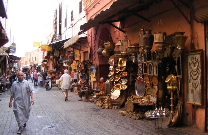 Medina And Souks In Marrakech