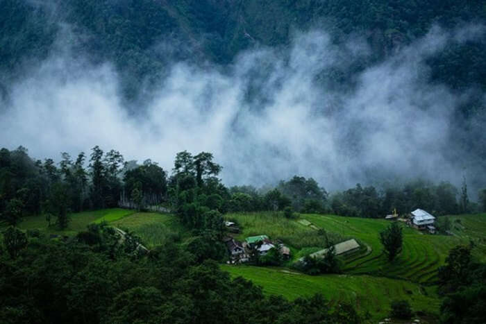 Monsoon season in Sikkim
