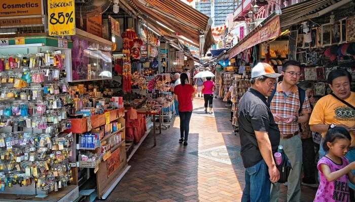 Shopping At Chinatown Street Market