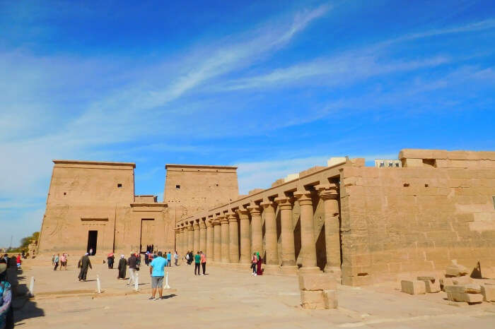 Egyptian architecture and mysticism in abundance