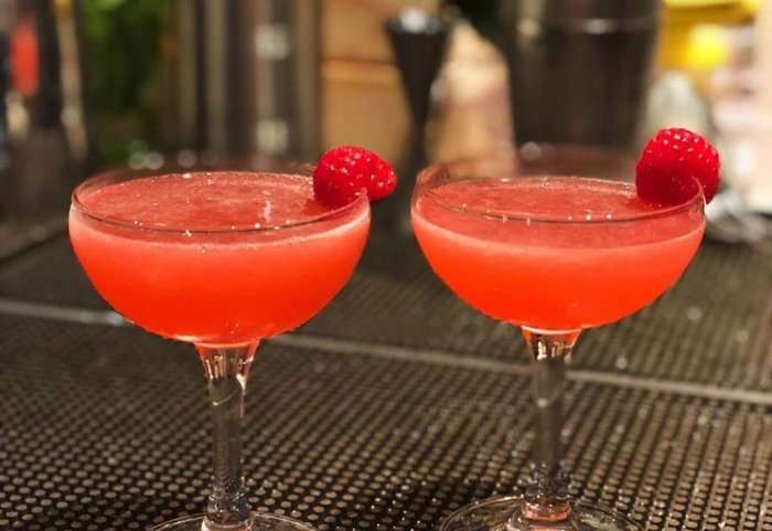 cocktail drinks in bar 93