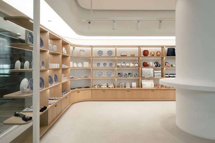View of interior of Supermama