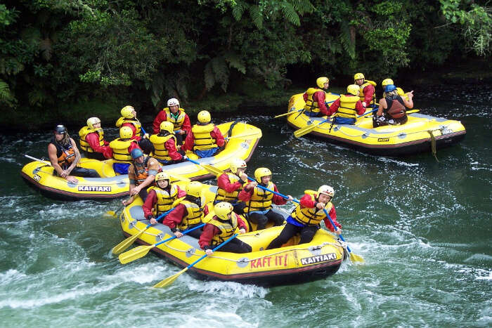 white water rafting 