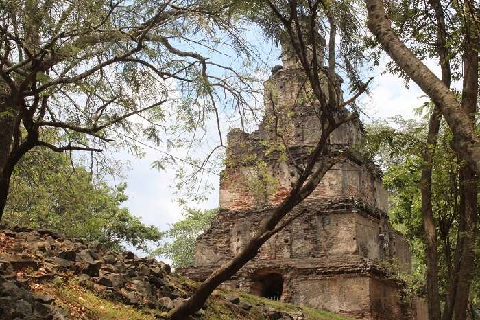 Brahmanic monuments View