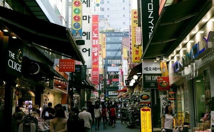Dongdaemun Night Market View