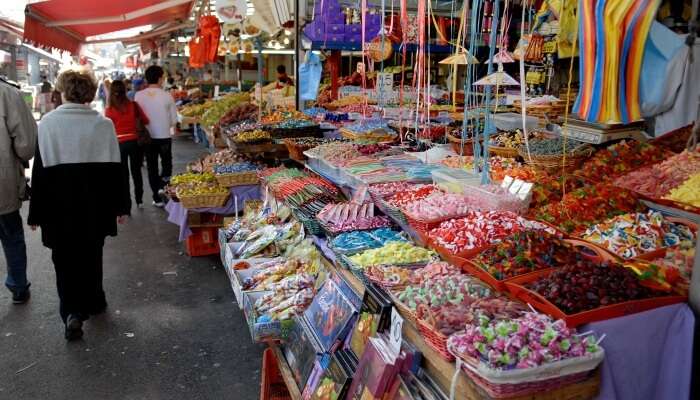 Shopping At The Carmel Market