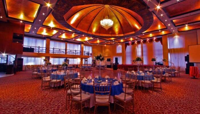 event hall in a hotel