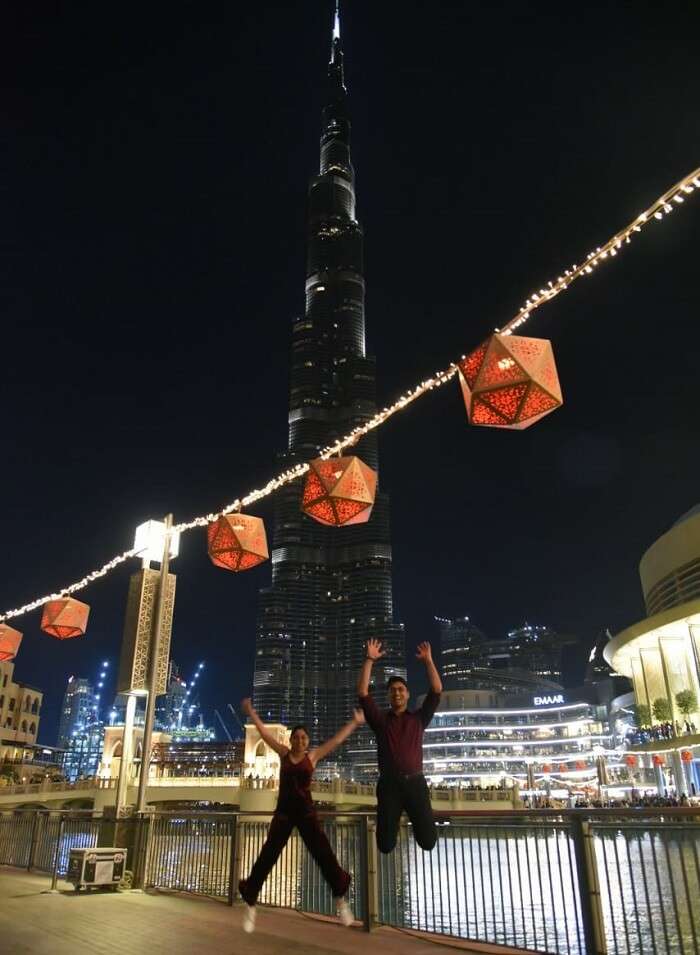 enjoyed nonflexible at night in Dubai