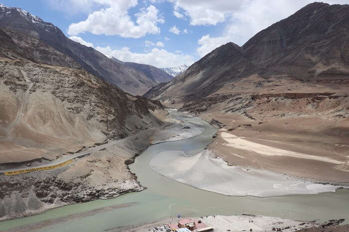 scintillating mountains of the cold desert