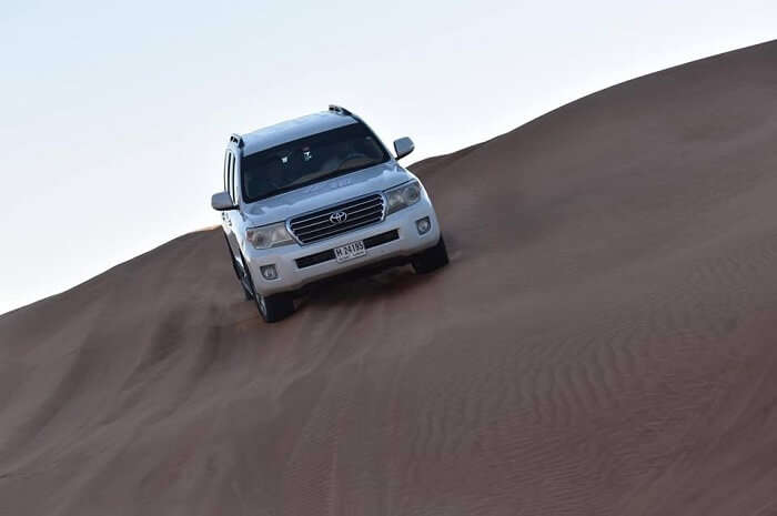 exploring desert safari