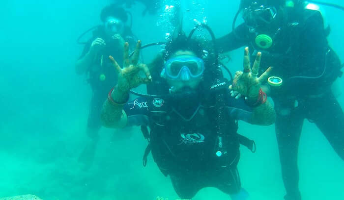 had amazing time underwater