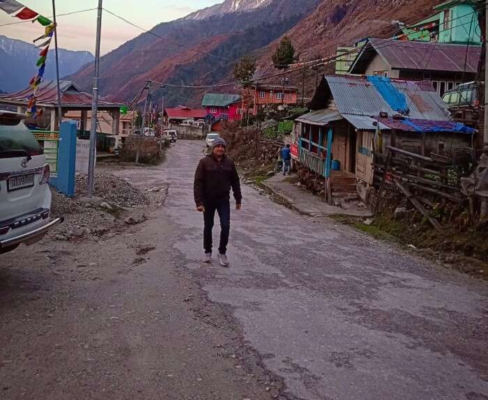 in the morning at Yumthang Valley