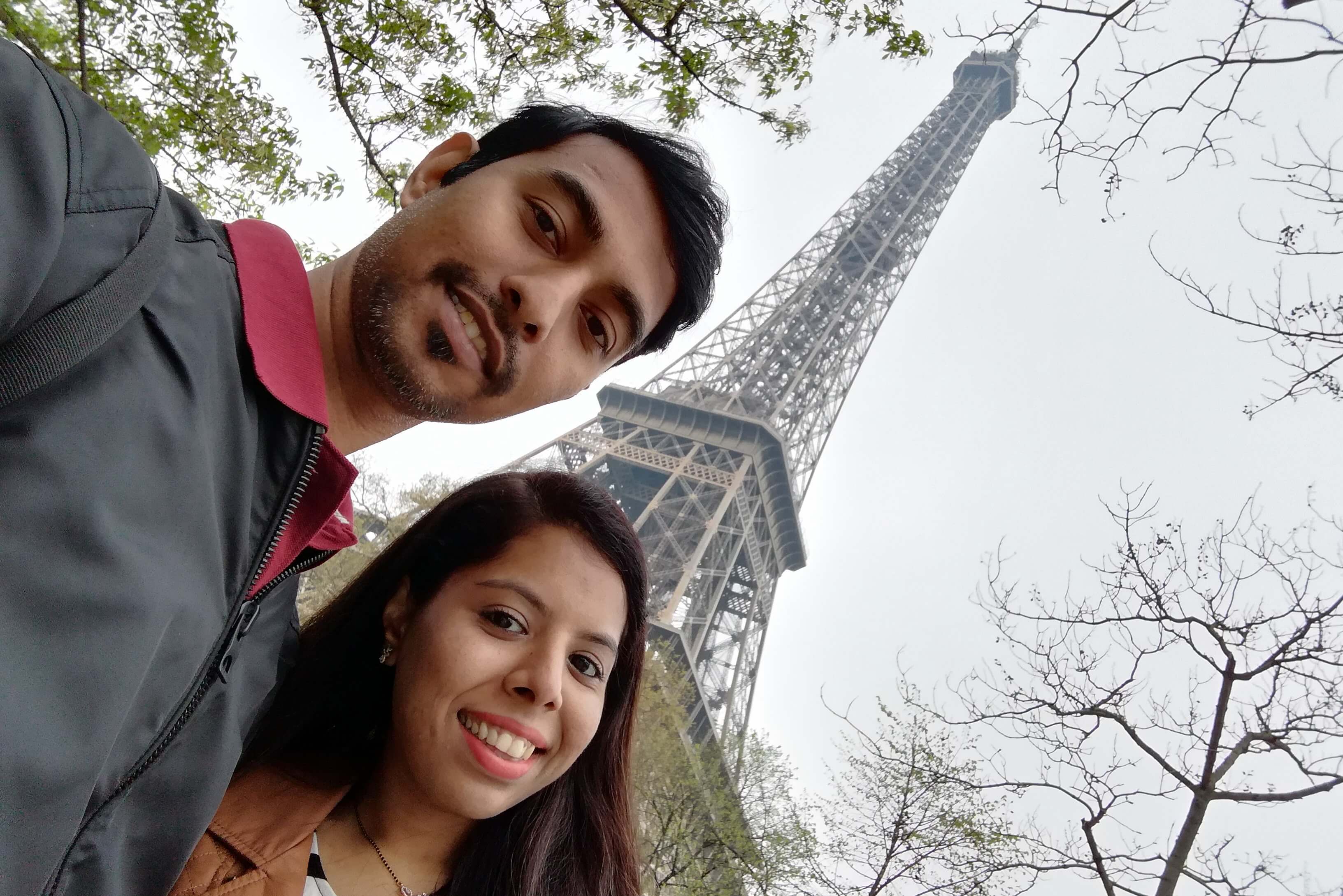 view of the Eiffel Tower