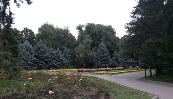 Panfilov Park In Bishkek
