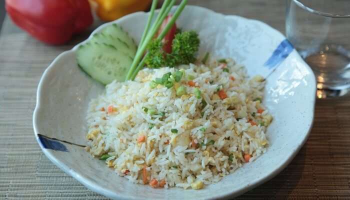 Philippines Fried Rice Food Meat Chopped Exotic