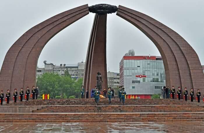Victory Square In Bishkek