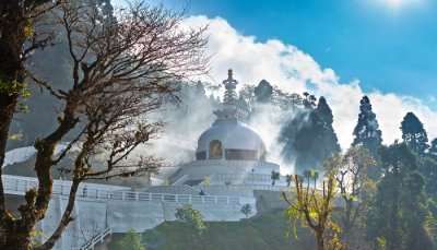 famous Pagoda in Darjeeling
