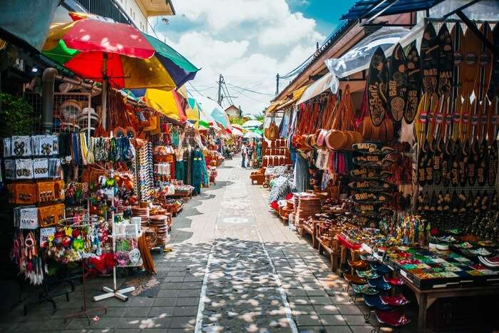 Ubud market in Bali