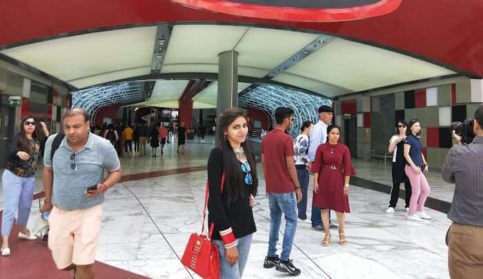 went to Ferrari World Theme Park 