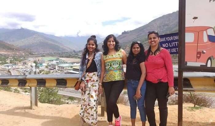 visited to the Bhutan with friends