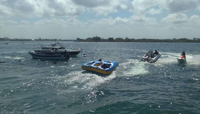 waterboats on beach side