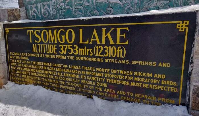 Tsomgo lake