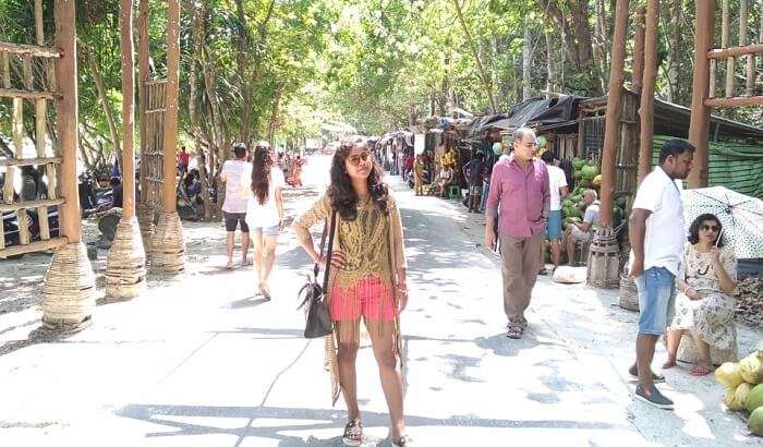 roaming on the local street of Andaman