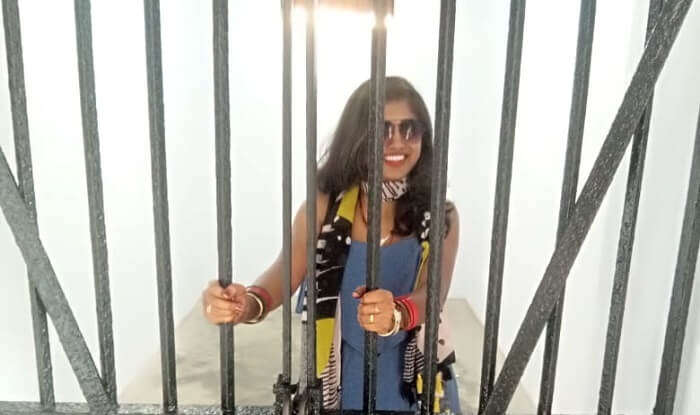 clicked the pictures behind the bars