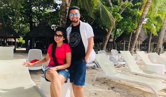 our honeymoon in Mauritius