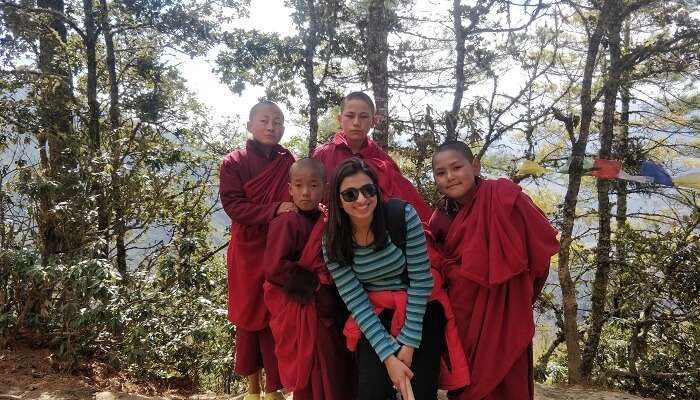 trekking to the Paro Taktsang monastery 