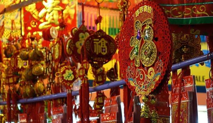 Chinese Decorative China Town Colorful Singapore