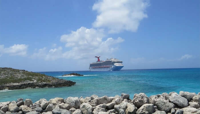Cruise Ship Half Moon Cay Bahamas