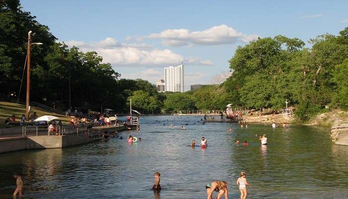 outdoor pool in Austin