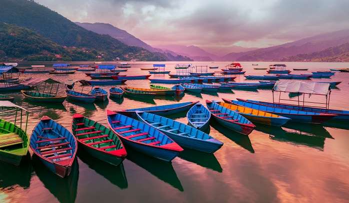 pokhara in Nepal