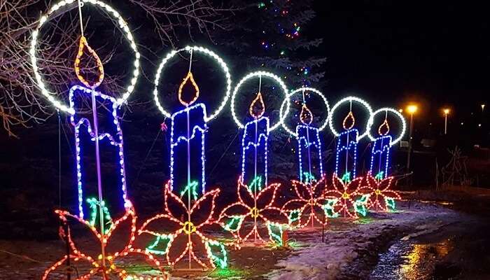 Airdrie Festival Of Lights in Calgary