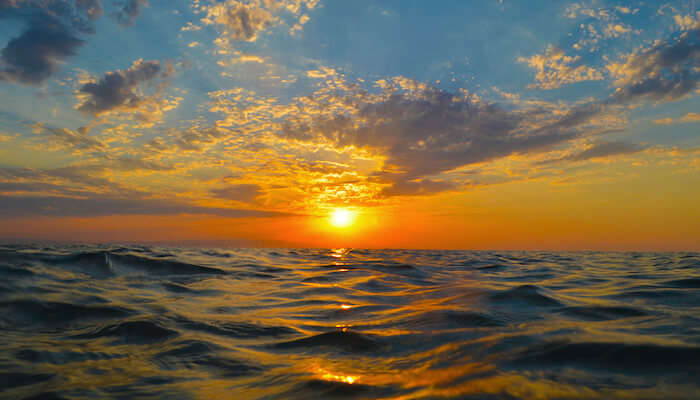 sunset at Bilgah Beach