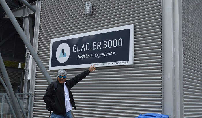 went to the higher level of the glacier