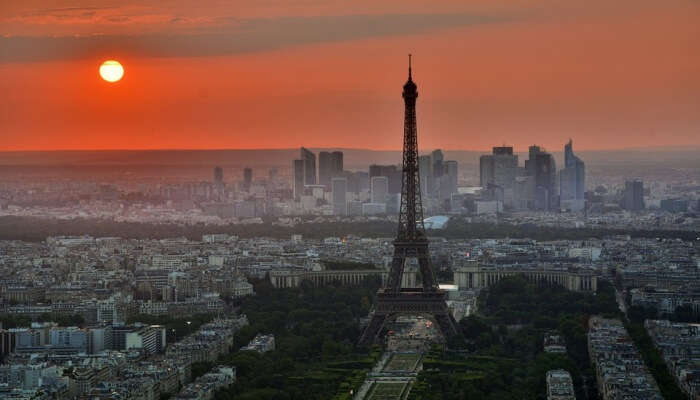 Eiffel Tower In Paris