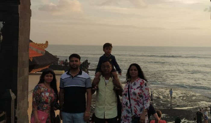 enjoyed the sunset at tanha lot