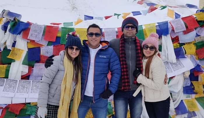 Leh Ladakh was still cold