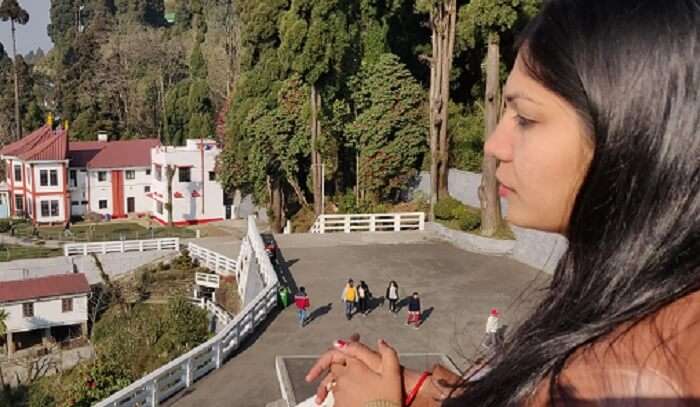 amazing view from the top of the stupa