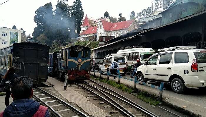 our ride on the toy train in Darjeeling